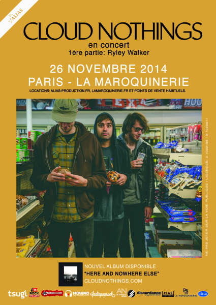 Gagnez 2x2 places pour Cloud Nothings @ Maroquinerie le 26 novembre 2014