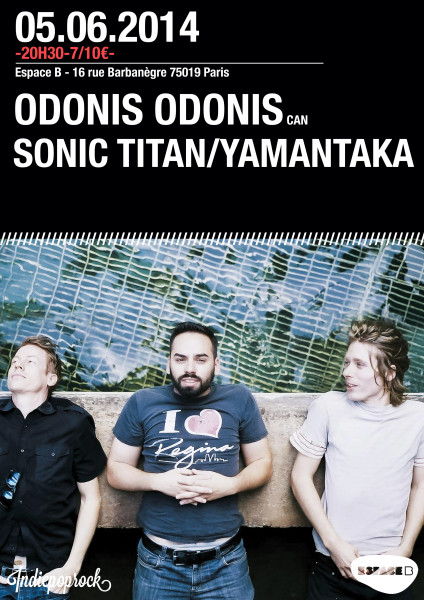 Gagnez 2x1 places pour Odonis Odonis @ Espace B le 05 juin 2014