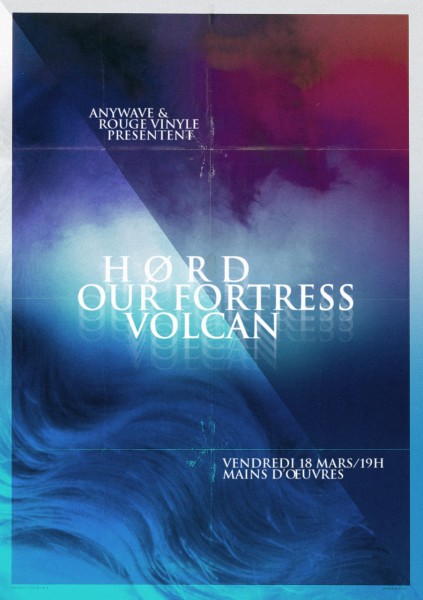 HØRD + Our Fortress + Volcan en concert le 18 mars à Mains d’Œuvres
