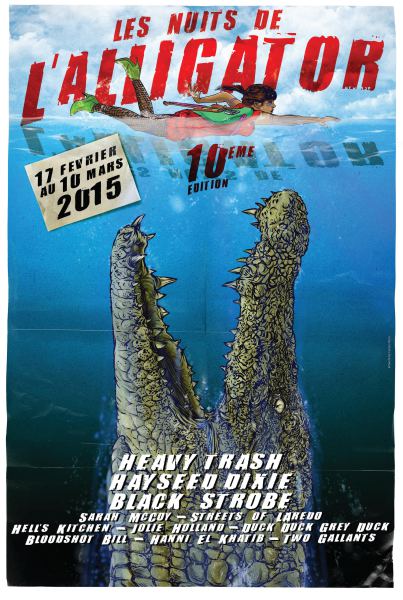 Gagnez 2x2 places pour les Nuits de l'Alligator